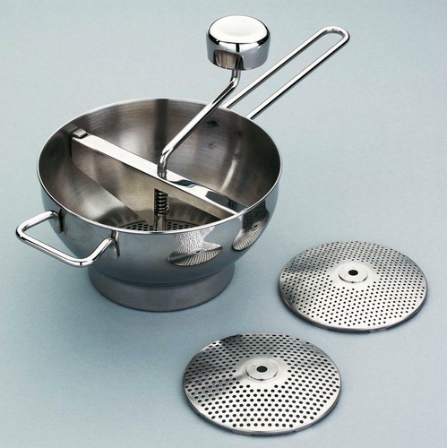 Moulin à Légumes Orion Group - Passe-Vite Inox, 19cm - Pour Purées, Soupes, Confitures - Lave-Vaisselle