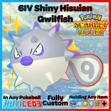 ✨ Shiny Hisuian Qwilfish 6IV ✨ Pokemon Scarlet & Violet 🚀 Fast 🚀