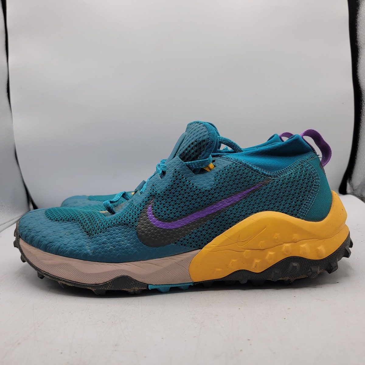 REVOLUTION　セミドライ Nike Wildhorse 7 Mens 8.5 Mystic Teal Dark Smoke Grey Trail
