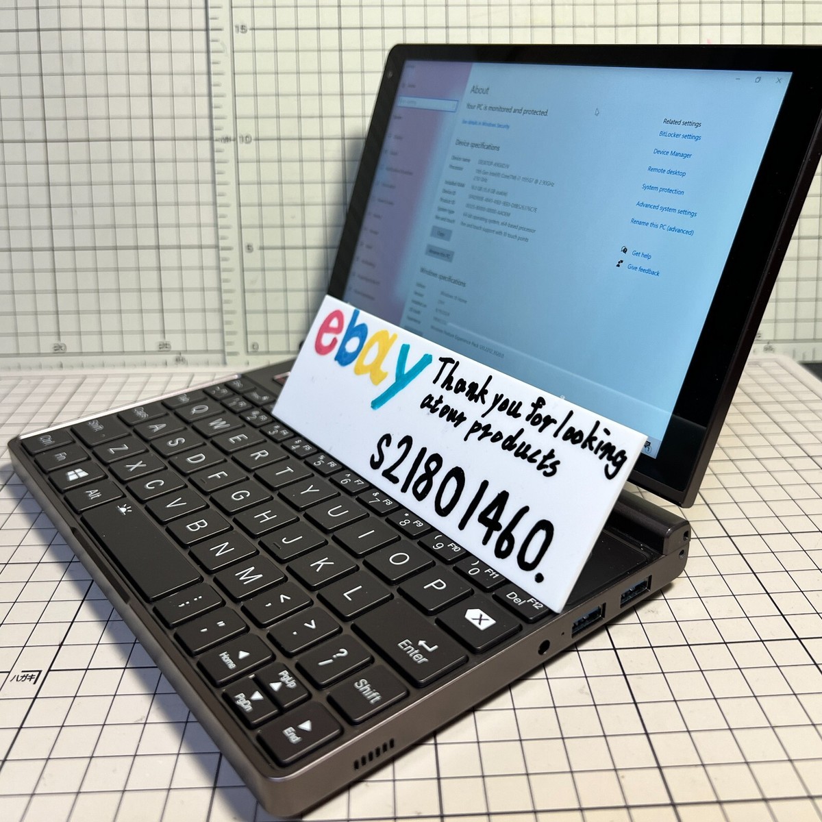 GPD Pocket 3 Ultimate i7-1195G7 16GB 1TB Touch LCD Excellent