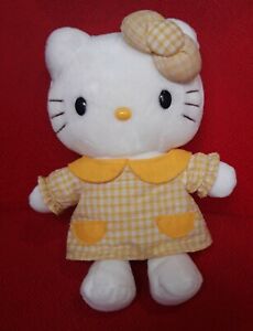 Stuffed Kitty in a Dress Vintage Pattern 