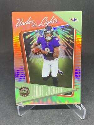 2022 Legacy Under the Lights Lamar Jackson UL-33 Orange Prizm /149 RAVENS 92524