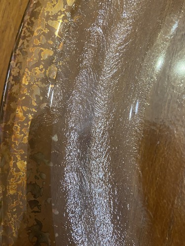 VTG ITALIAN ART GLASS LARGE CHARGER PLATE WITH ANGEL / CHERUB DESIGN - Picture 7 of 9