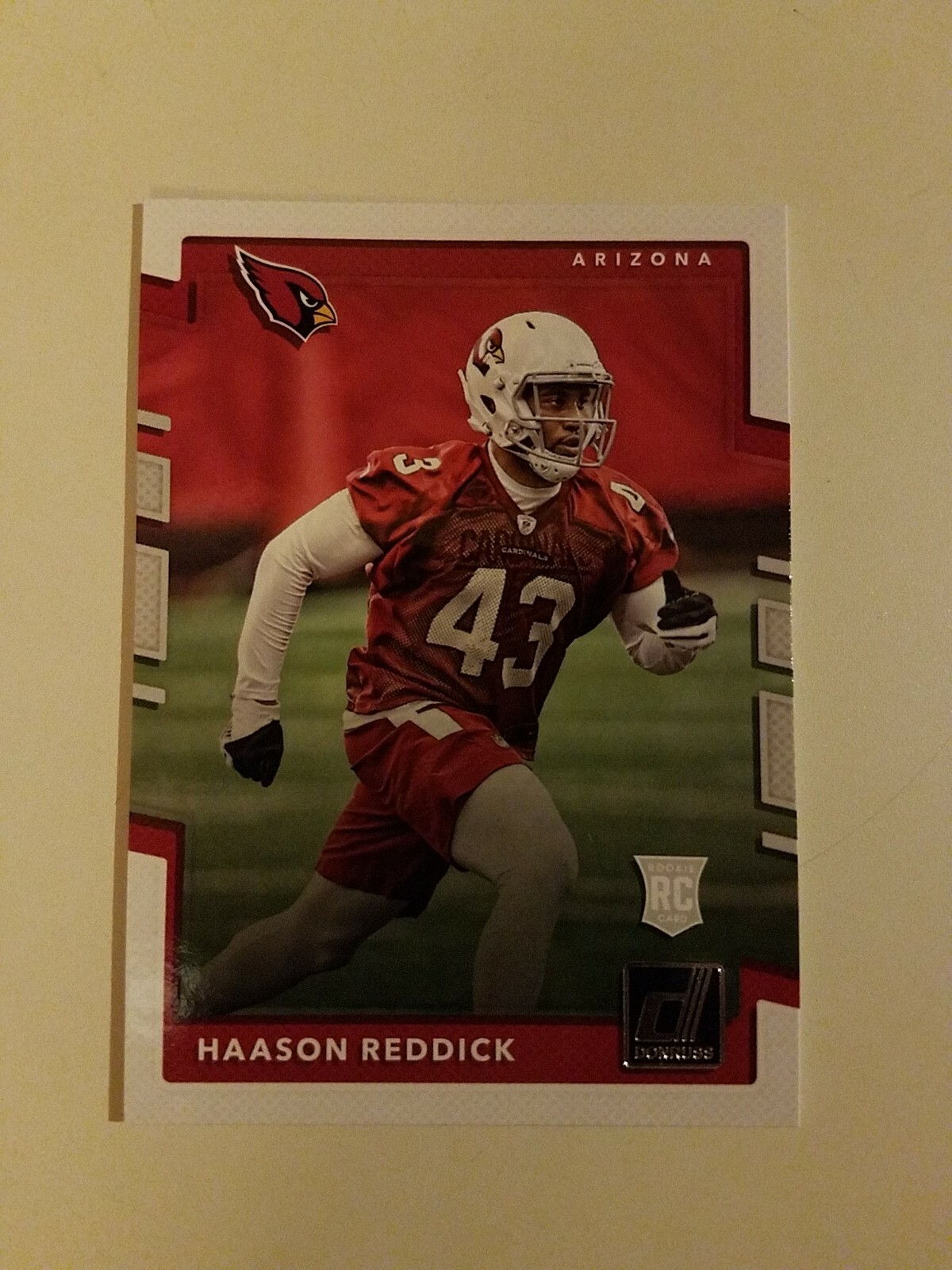 2017 Donruss Haason Reddick RC #396 Arizona Cardinals Rookie Panini