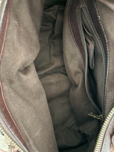 Bolso de hombro de cuero Chloe Silverado marrón usado auténtico hecho en Italia - Imagen 16 de 18