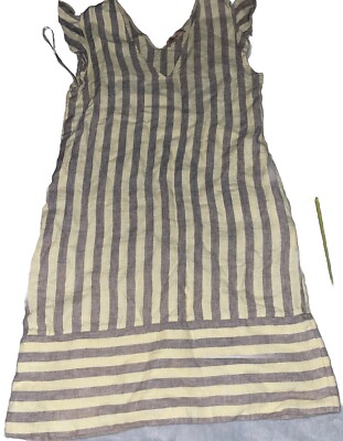 chinese dress ladies Twinset Midi Linen Dress WIth Floral Print  CLAUDETTE