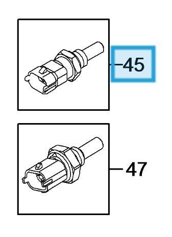Water Coolant Temperature Sensor Vauxhall Astra H Mk5 05 to 10 9193163 New 1.4 - Picture 6 of 12