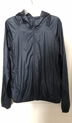 Uniqlo UV Cut Parka Rain Jacket Navy 
