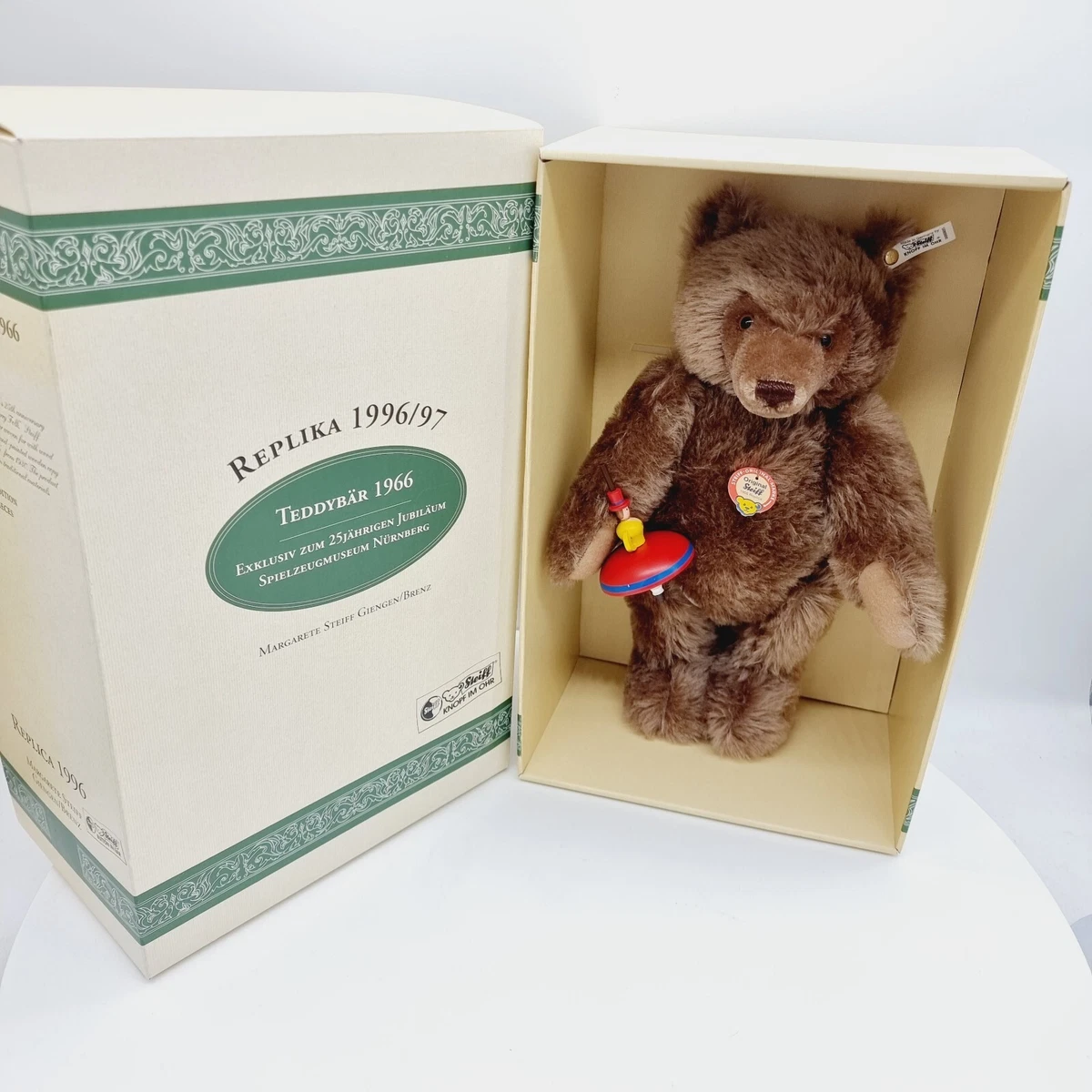 998935 Steiff Teddybär 1966 Replika 1996/97 41 cm caramel 