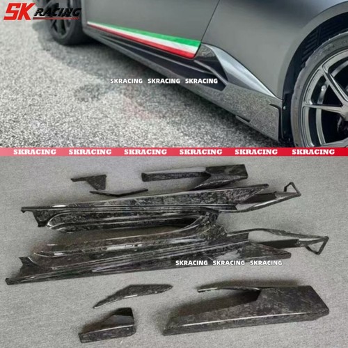 Kits de carrocería faldones laterales de fibra de carbono forja para Lamborghini Huracan LP580 LP610 - Imagen 1 de 12