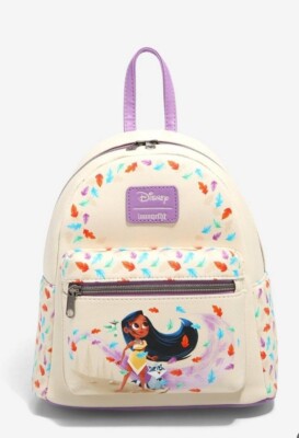 Loungefly Disney Pocahontas Leaves Backpack Bag Colors of the Wind