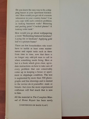The New York Times Complete Manual of Home Repair by Bernard Gladstone-Hardcover - Imagen 5 de 12