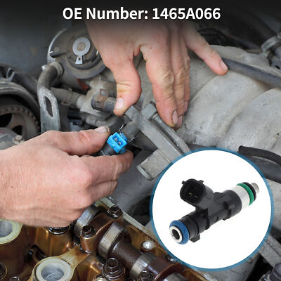 Fuel Injector No.1465A066 For Mitsubishi L200 2003-2017 1 Pc Black