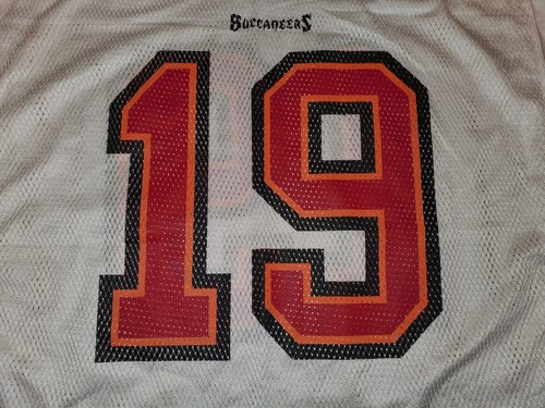 Vintage 2005 Reebok Ike Hilliard TAMPA BAY BUCCANEERS Buccs NFL Team JERSEY Sz L - Picture 3 of 13