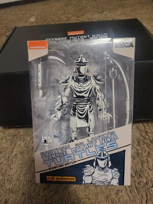 NECA TMNT Teenage Mutant Ninja Turtles Mirage B&W Shredder AutoT - NIB