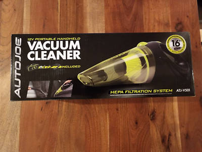 AUTO JOE ATJ-V501 12-Volt Portable Car Vacuum Cleaner | 2 HEPA Filters  