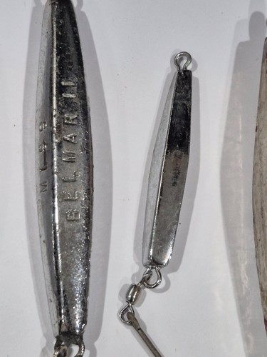 Lot Of 5 Vintage Diamond Jigs Lures S & G plus others - Picture 3 of 4