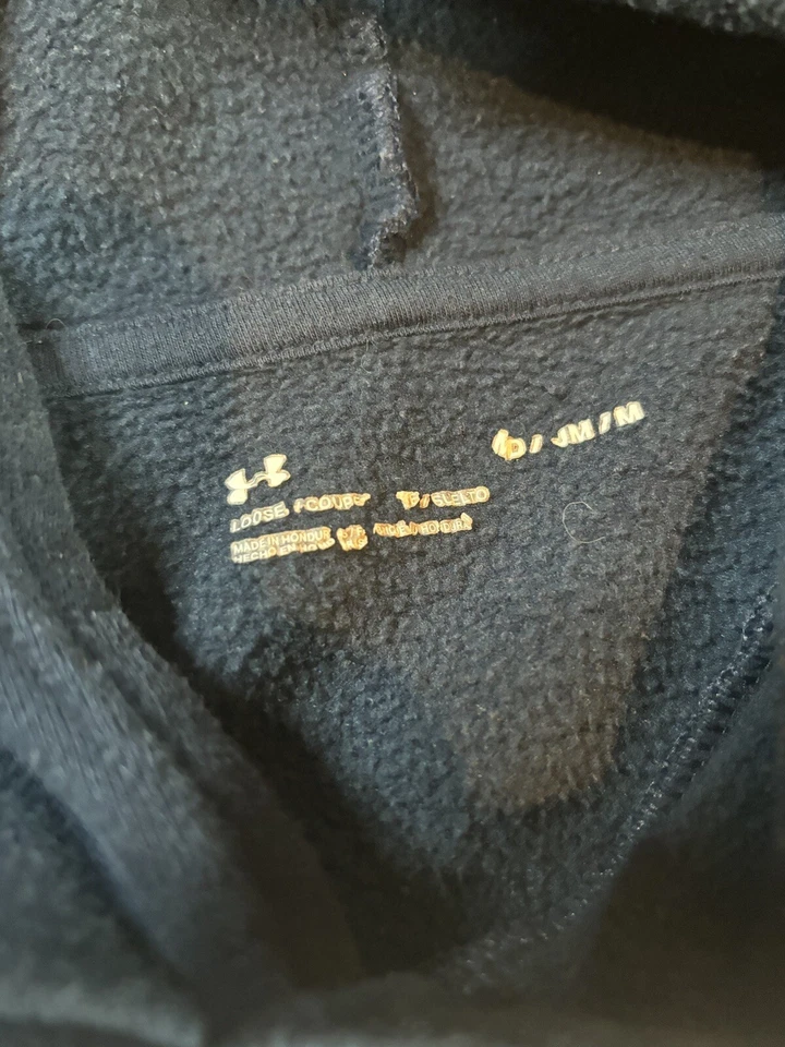 Sudadera con Capucha Under Armour Project Rock Brahma Bull Azul Juvenil Mediana Foto 3 de 4