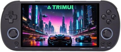 TRIMUI SMART PRO Retro Handheld Spielkonsole 64 GB mit 12.000+ Spielen 4,96 Zoll