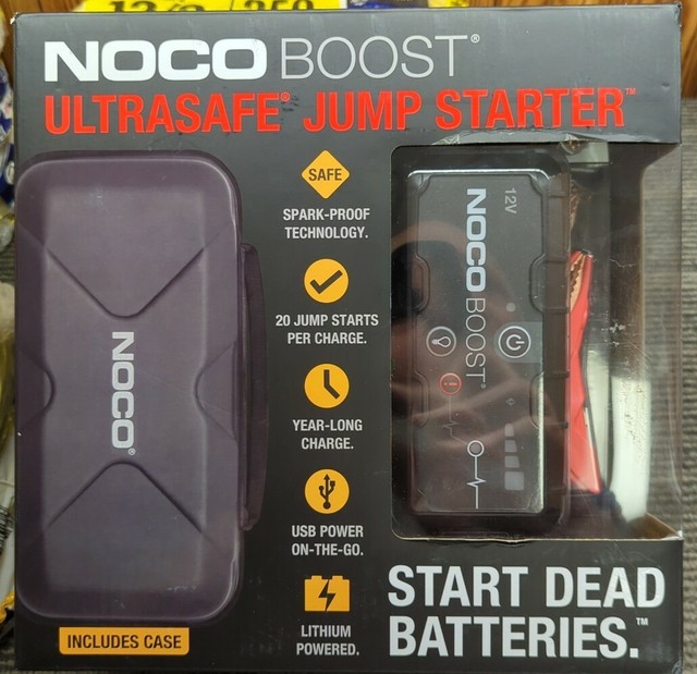 NOCO Boost UltraSafe Jump Starter 12v Case Included GB10 for sale