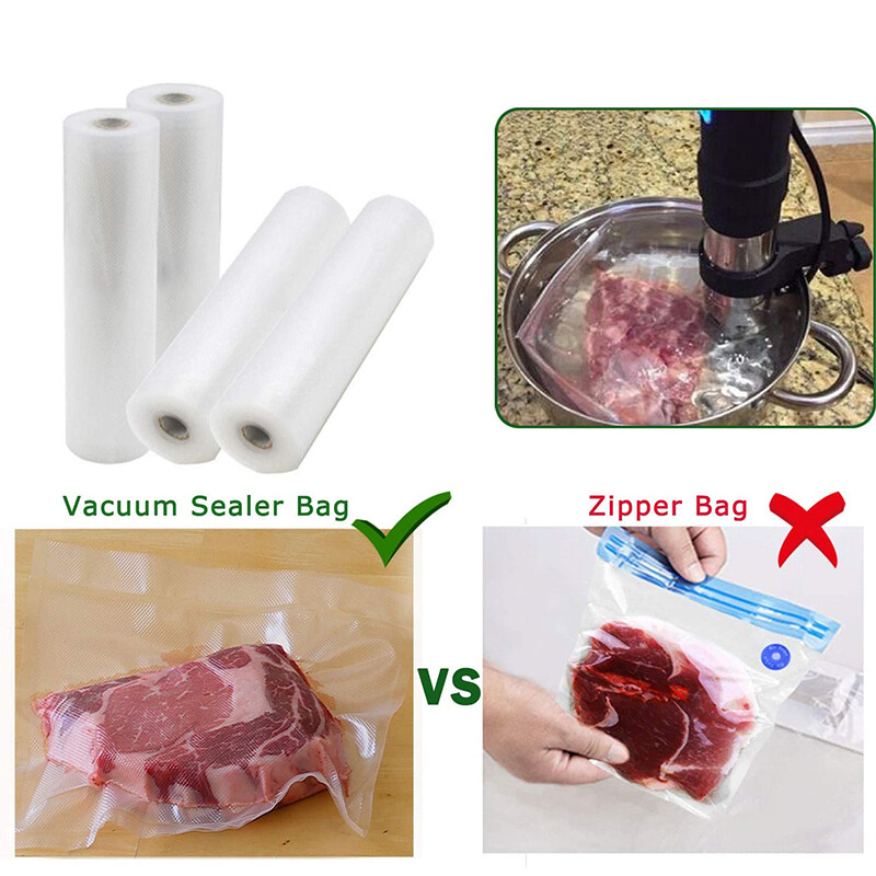5/10/25/50pcs Mylar Textured Foil One Vacuum Sealer -  Food Storage Saver Bag - Foto 9