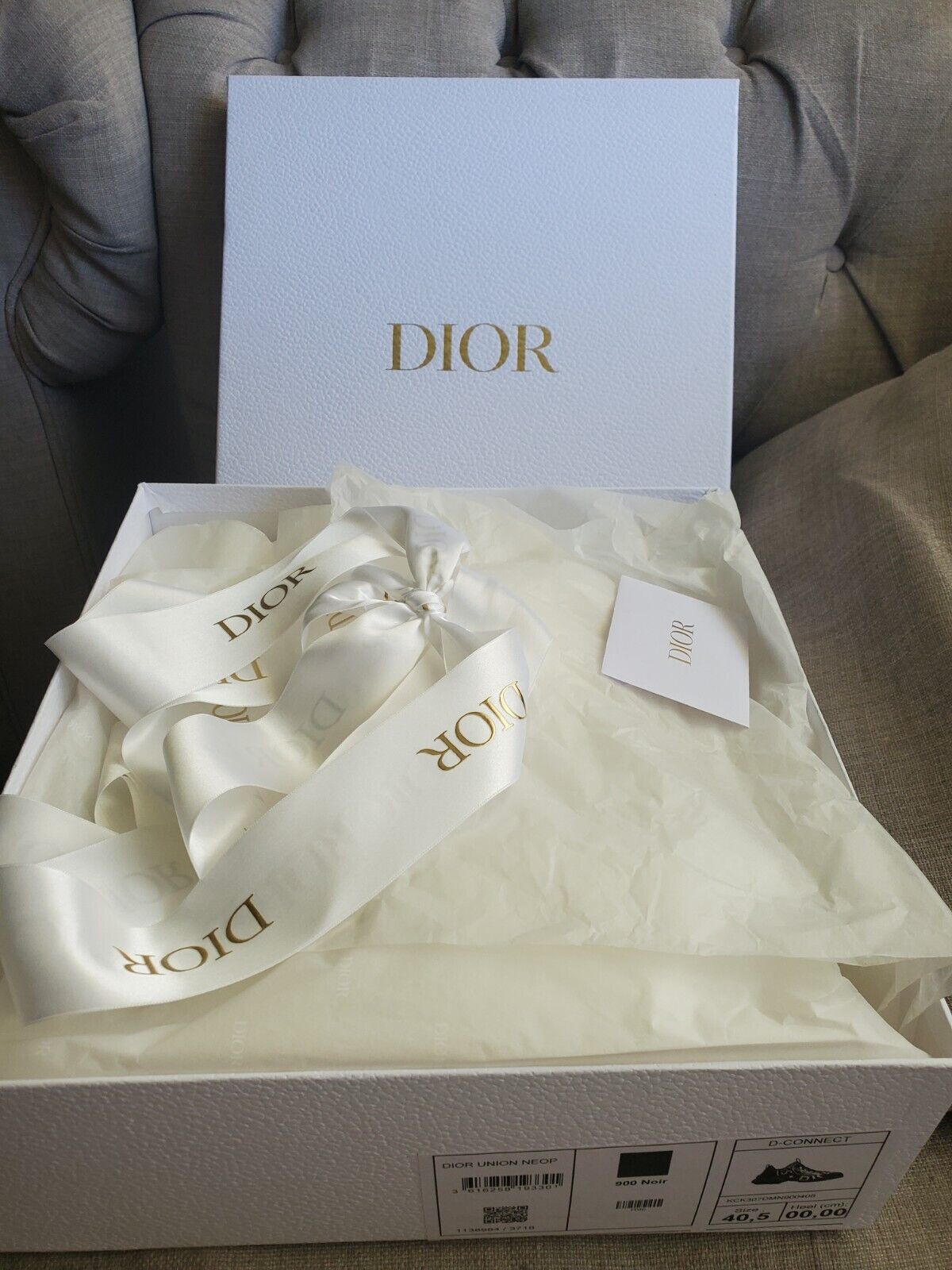 Authentic Christian Dior White Tissue Paper 38.5 x 19