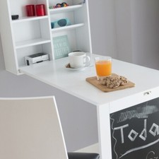 Tavolo a foglia cadente da parete pieghevole da pranzo scrivania per computer portatile banco da lavoro pieghevole scrivania per casa ufficio lavanderia garage (colore: Taglia A: S