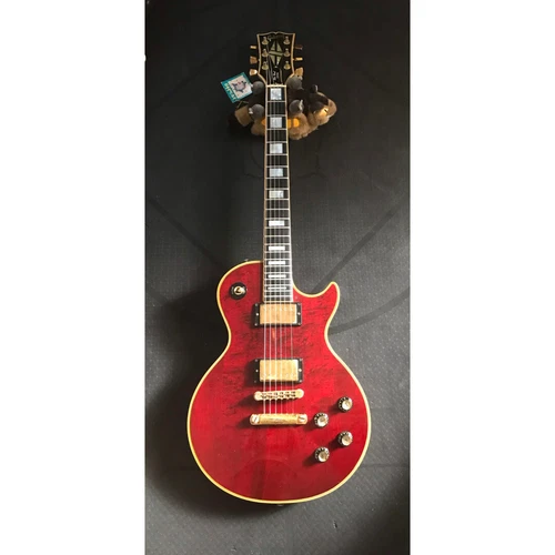 Electric Guitar Gibson 1977 Nashville Les Paul Custom Wine Red Vintage
