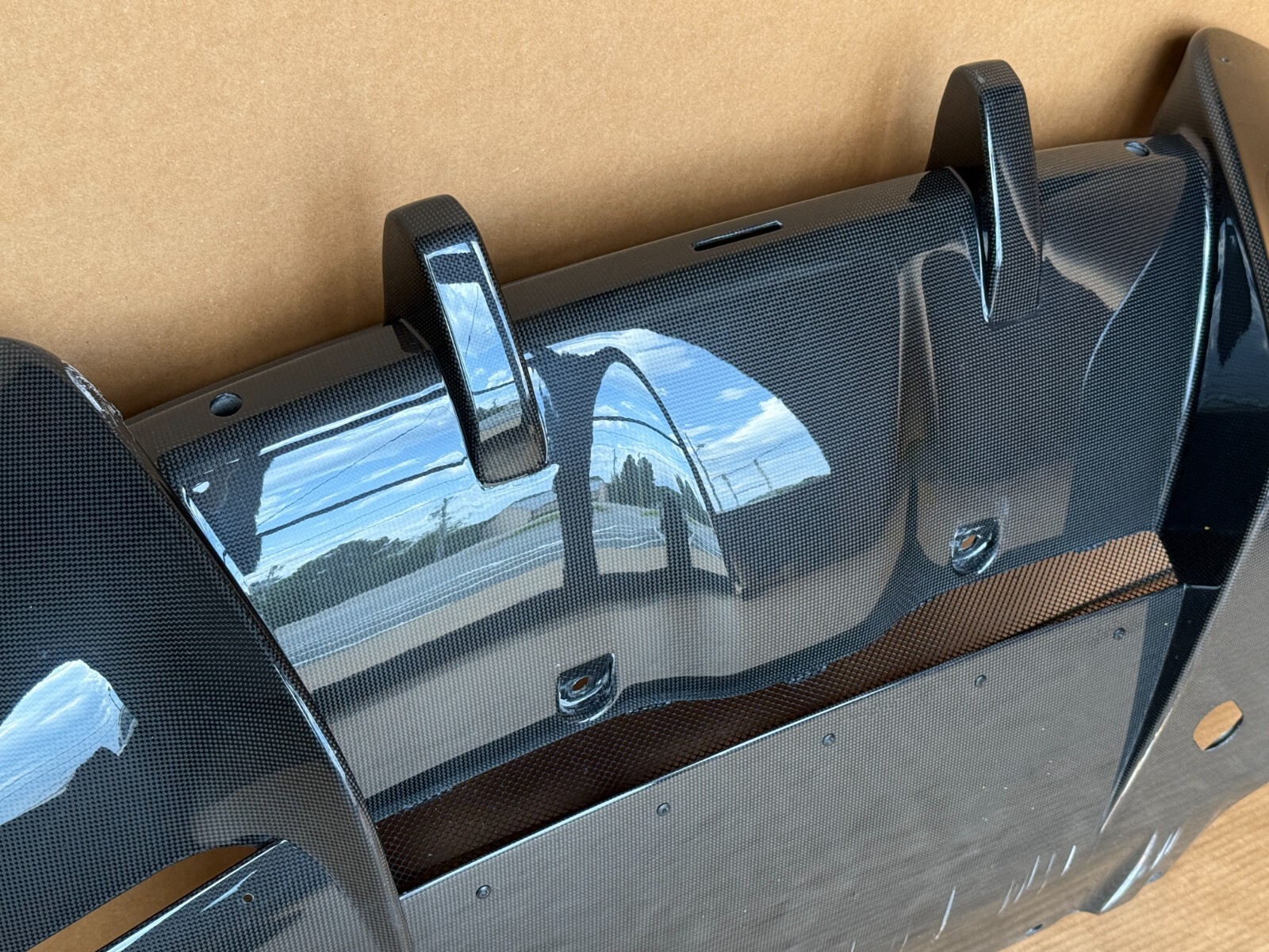2020-2025 Ferrari Roma F169 Rear Carbon Fiber Diffuser OEM 832934589