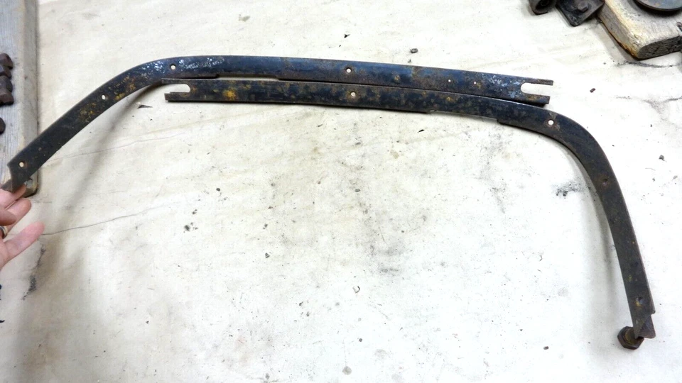 Ford 1935 1936 parabrisas decoración molduras par original cupé sedán Foto 2 de 4