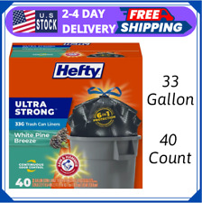Hefty Ultra Strong 33 Gallon Trash Bag, Total of 90ct, Size: One Size