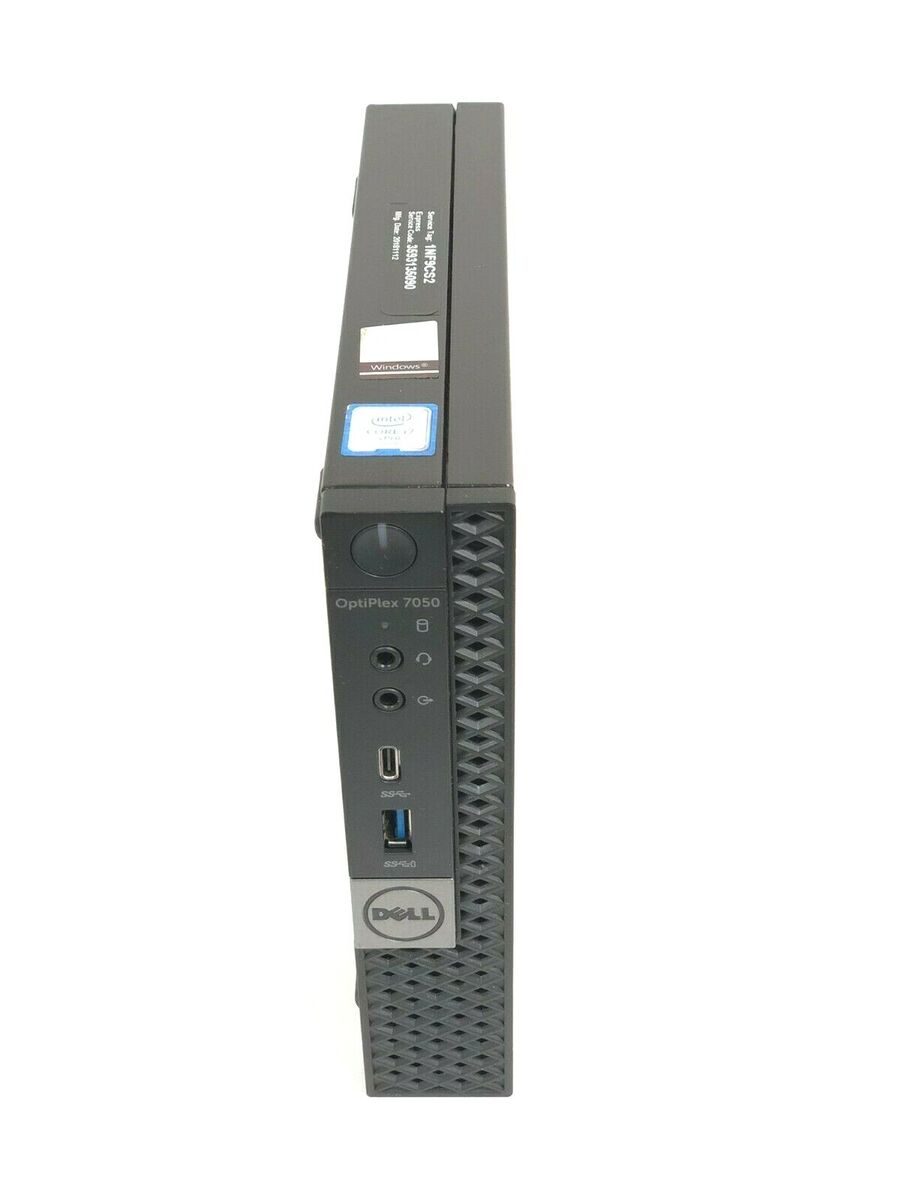 Dell OptiPlex 7050 micro Core i7 7700T 2.9GHz 16GB RAM 1 TB Dell OptiPlex 7050 micro Core i7 7700T 2.9GHz 16GB RAM 1 TB