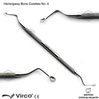 HEMINGWAY BONE CURETTES No. 4 SPOON SCOOP TYPE PERIODONTAL DENTAL IMPLANT LAB