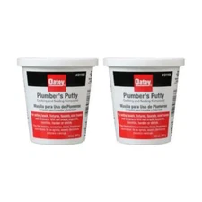 Oatey Plumber's Putty Caulking And Sealing Compound 14 Oz. (2-Pack)