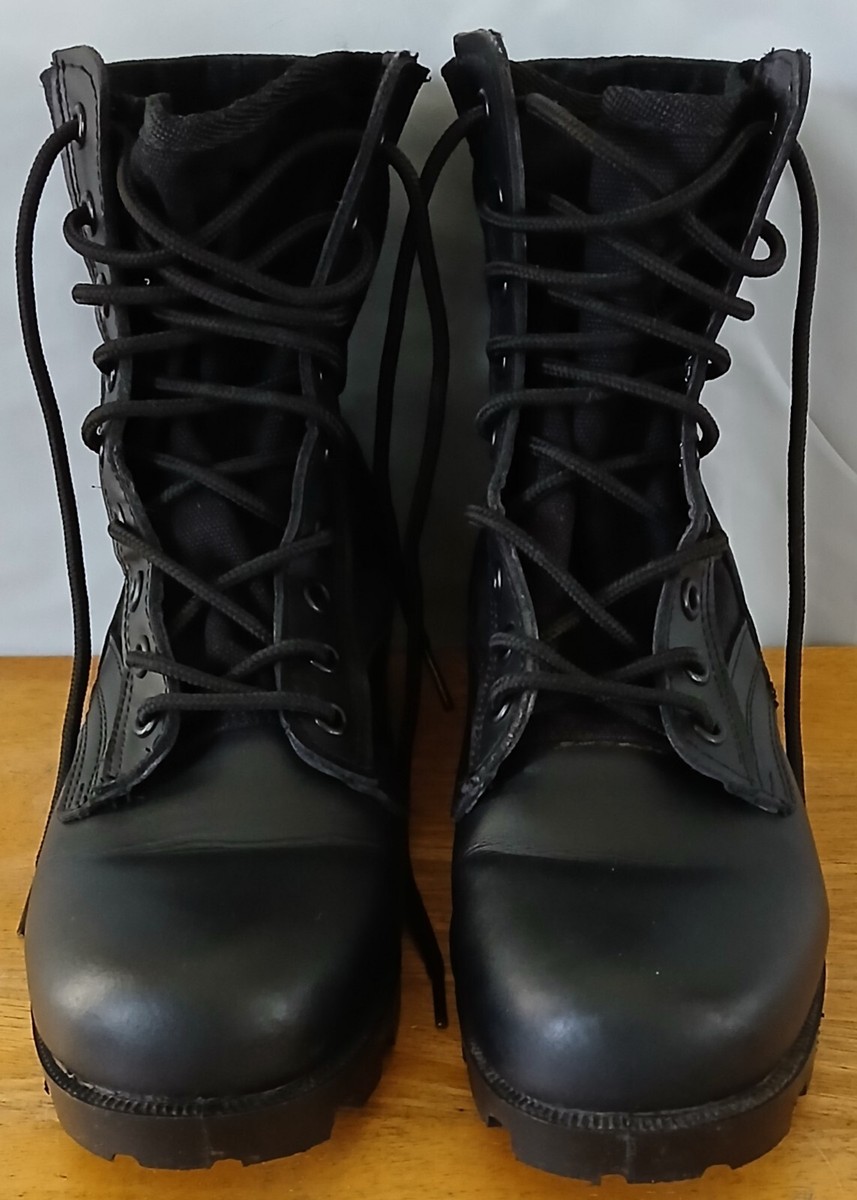 Rothco Black Leather Military G.I. Style 8