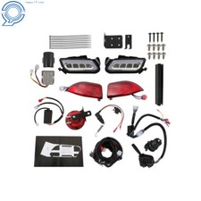 For Club Car Tempo Golf Carts W Rgb Daytime Running Light Led Light Kit