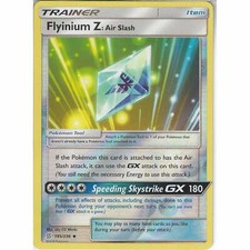 195/236 Flyinium Z Air Slash Reverse Holo Card: Pokemon TCG SM-11 Unified Minds