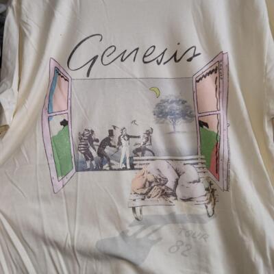 Genesis Band Abacab Tour 82' White short sleeve Unisex T shirt NH16698