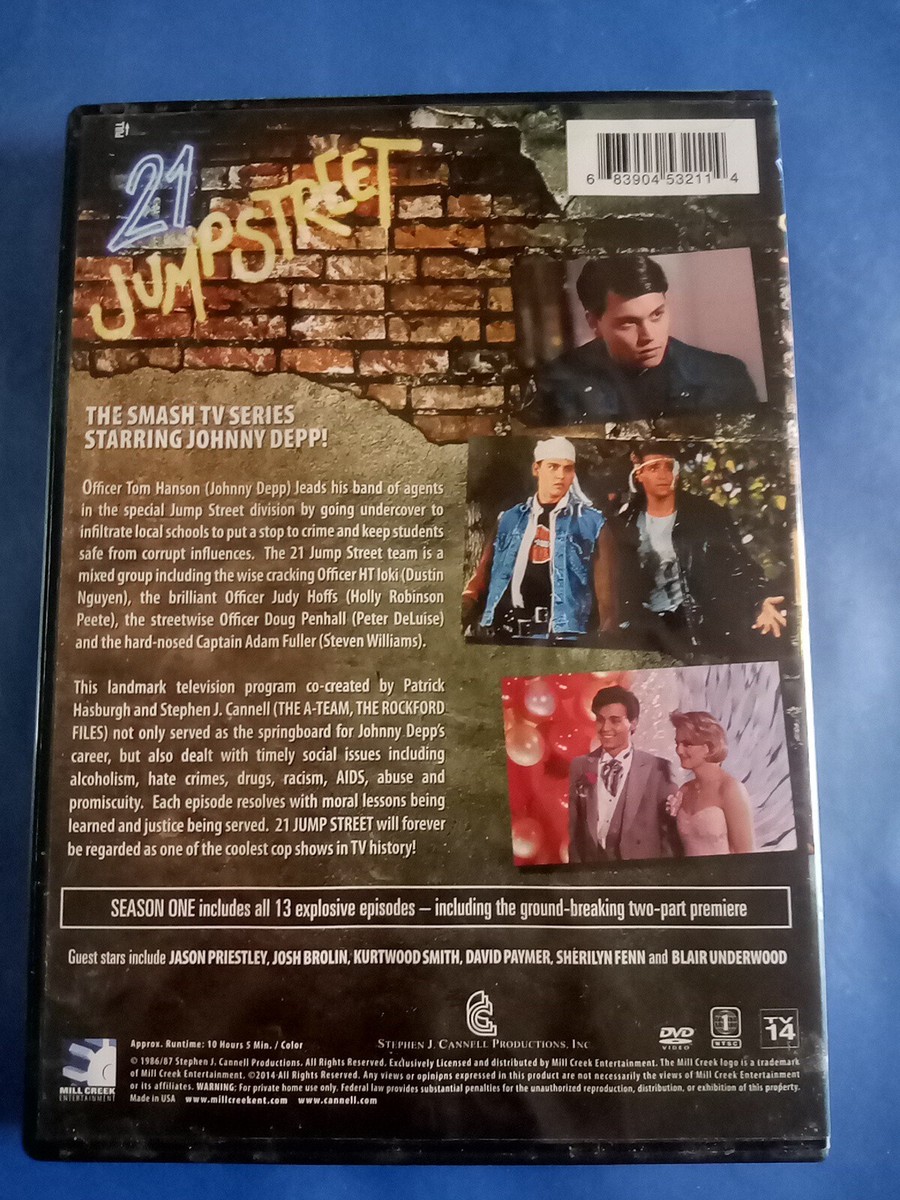 21 Jump Street DVD 1987/2009 The Complete First Season TV Comedy