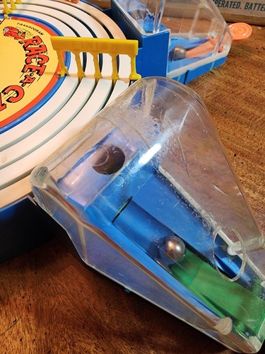 Transy's RACE-A-CAR THE SPEEDWAY SKILL GAME 1960s TRANSOGRAM COMPLETE *read - Picture 3 of 11