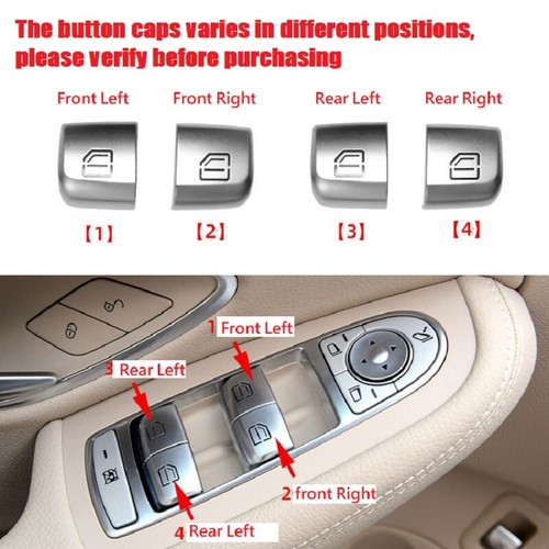 Vorne Links Fensterheber Schalter für Mercedes W205/X253 W222 Fensterschalter DE - Bild 12 von 15
