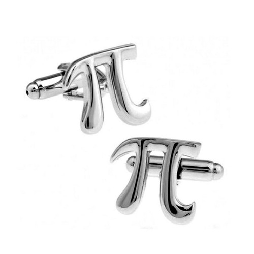 PI CUFFLINKS Math Mathematics Science Geek Nerd NEW w GIFT BAG Teacher Engineer - Picture 2 of 4