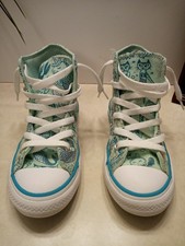 Converse Chuck Taylor All Star Mermaid Sneakers Size 13 High Tops Kids Teal