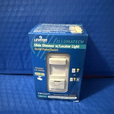Leviton IllumaTech Dimmer Switch w Locator Light Electronic Low Voltage IP04-1LZ