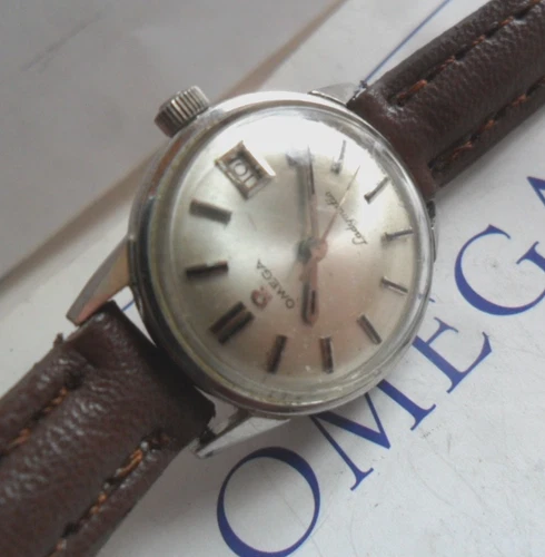 Vintage 1963 S/S Lady's Omega Ladymatic Seamaster 17J Swiss Watch 566.001 4 REP.