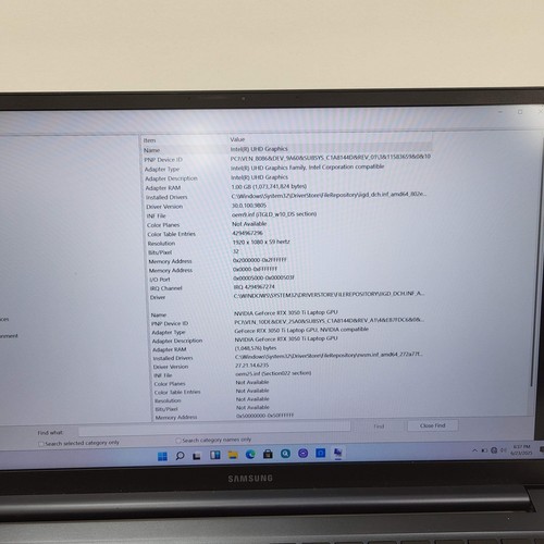 Samsung Galaxy Book Odyssey NP762XDA 15,6" i7-11600H 2,9GHz 16GB RAM 512GB SSD N - Bild 13 von 16