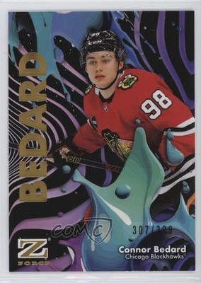 2024-25 Skybox Metal Universe Z-Force Rave 357/399 Connor Bedard #3 b3q