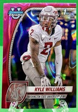 2024 Bowman University Chrome - Kyle Williams #118 Pink Lava Refractor (RC)