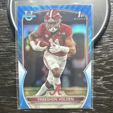 Bowman University Chrome Traeshon Holden 1st Bowman #18 Serial Numbered Alabama