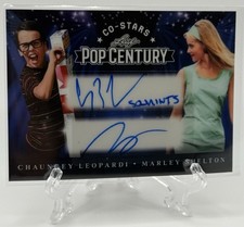 Chauncey Leopardi & Marley Shelton 2026 Leaf Pop Century Auto /3! The Sandlot